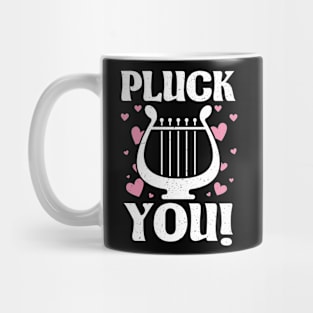 Funny Harpist Harp Player Musician Instrument Pluck You Mug